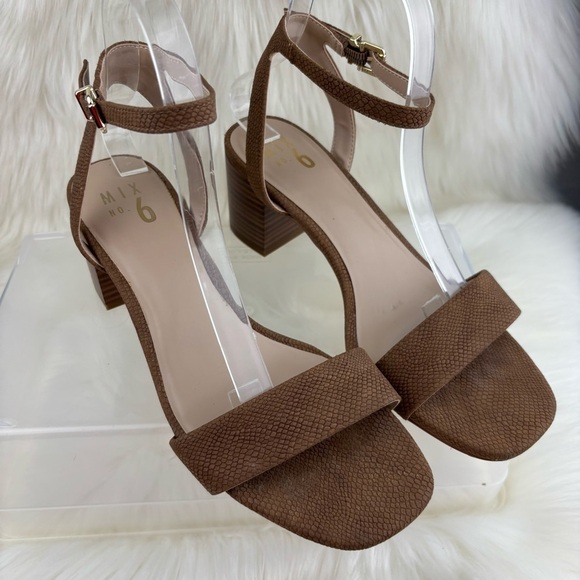 MIX NO.6 SUEDE HELLS SANDALS WOMANS SIZE 8.5 - Picture 2 of 7
